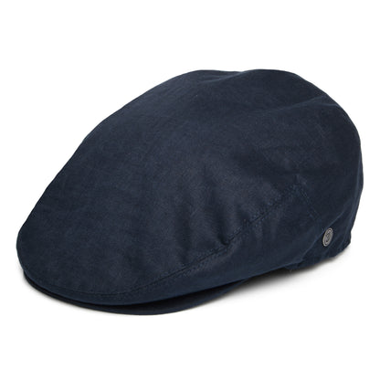 Casquette Plate en Lin bleu marine JAXON & JAMES