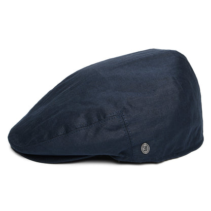 Casquette Plate en Lin bleu marine JAXON & JAMES