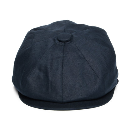 Casquette Gavroche en Lin bleu marine JAXON & JAMES