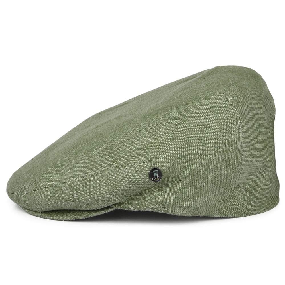 Casquette Plate en Lin sauge CITY SPORT