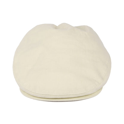 Casquette Plate en Coton et Lin Balmoral babeurre CHRISTYS