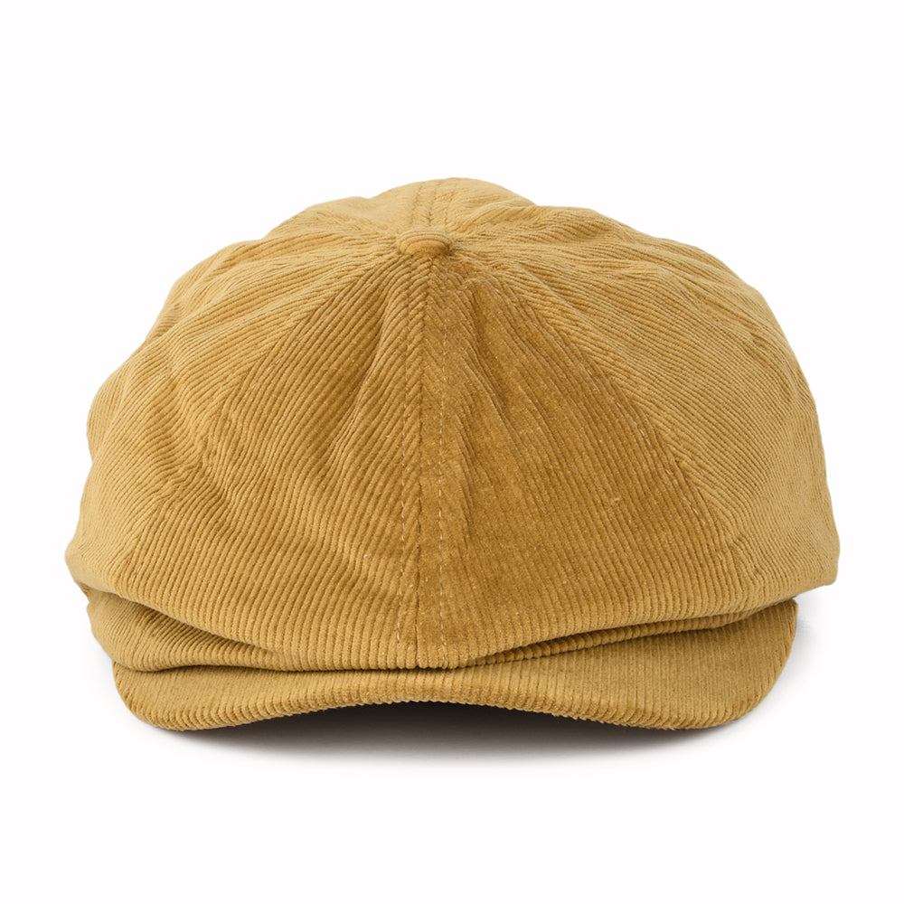 Casquette Gavroche en Velours Côtelé Brood sable du désert BRIXTON