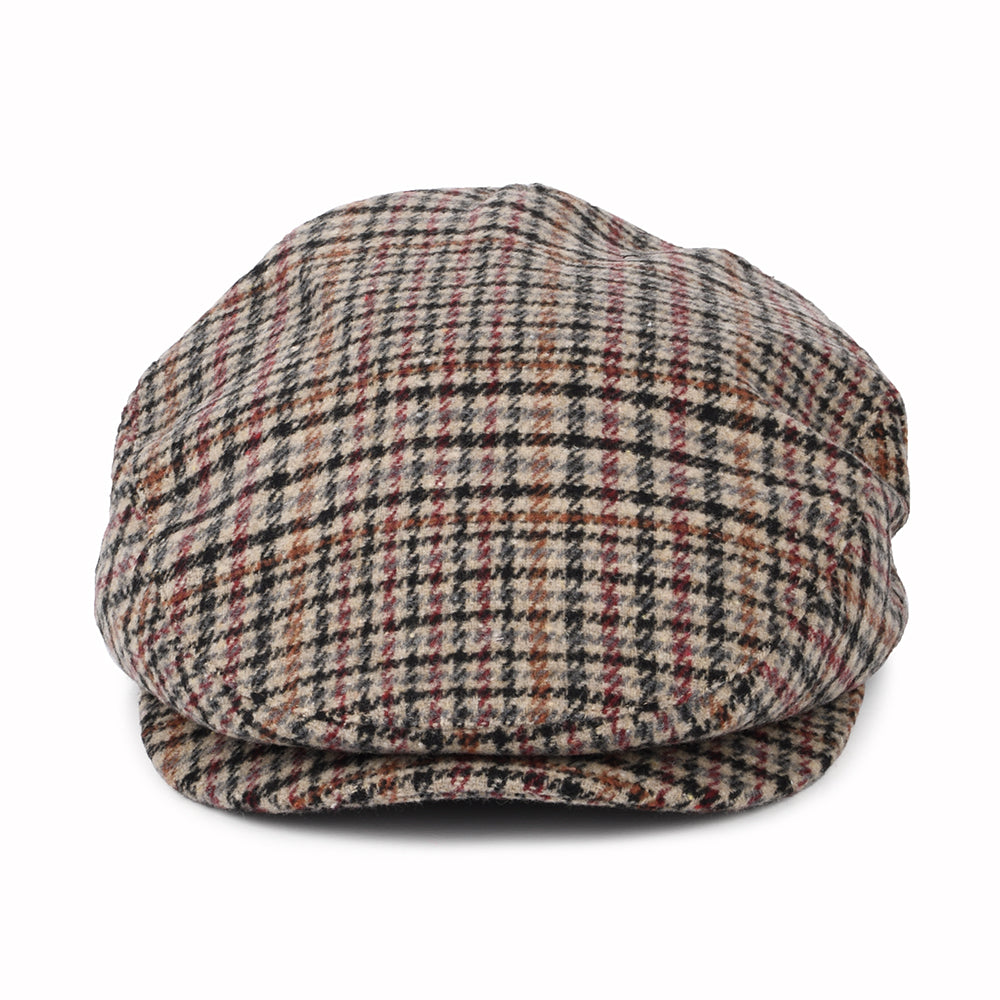 Casquette Plate Pied-de-Poule Hooligan sable-noir-violet BRIXTON
