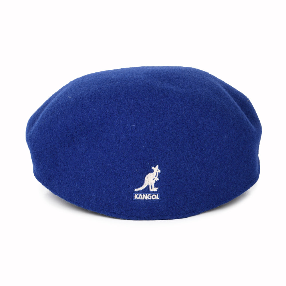 Casquette Plate en Laine 504 bleu moyen KANGOL