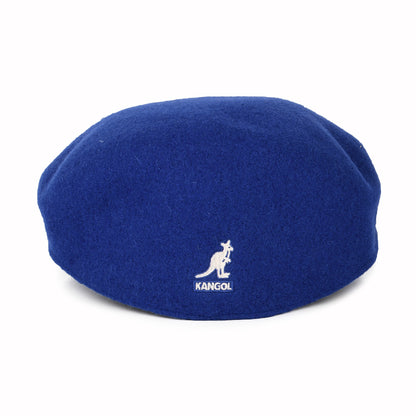 Casquette Plate en Laine 504 bleu moyen KANGOL