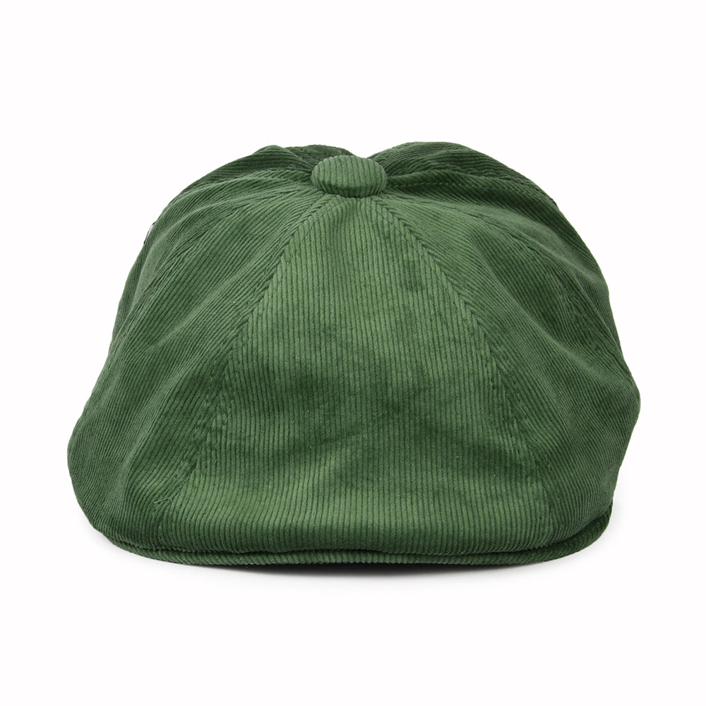 Casquette Gavroche en Velours Côtelé Hawker olive KANGOL