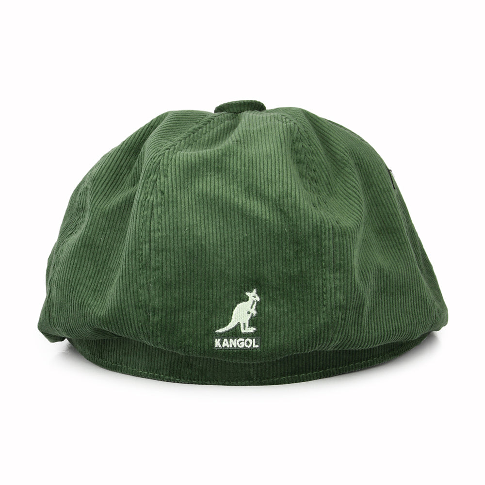 Casquette Gavroche en Velours Côtelé Hawker olive KANGOL