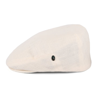 Casquette Plate en Lin crème CITY SPORT