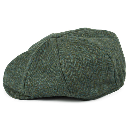 Casquette Gavroche à 8 Pans en Tweed Lovat Teviot forêt CHRISTYS