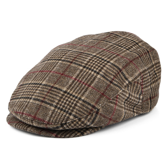 Casquette Plate à Carreaux Hooligan 20ème Anniversaire marron-multicolore BRIXTON