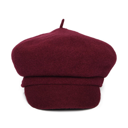 Casquette Gavroche en Laine Vanessa merlot WHITELEY