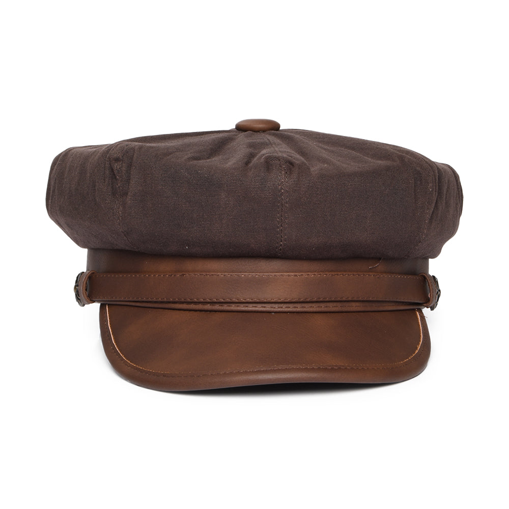 Casquette de Motard Rebelle marron JAXON & JAMES