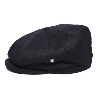 Casquette Gavroche Calotte Profonde en Laine Loden bleu marine CITY SPORT