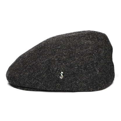 Casquette Plate en Laine Vierge Chinée anthracite CITY SPORT