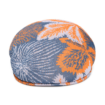 Casquette Plate en Tropic Anemone 504 bleu-orange KANGOL