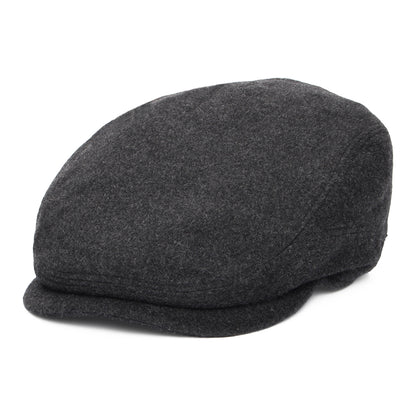 Casquette Plate en Laine et Cachemire Driver anthracite STETSON