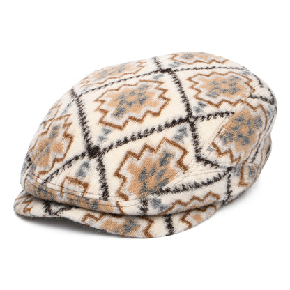 Casquette Plate Navajo Driver crème-beige STETSON