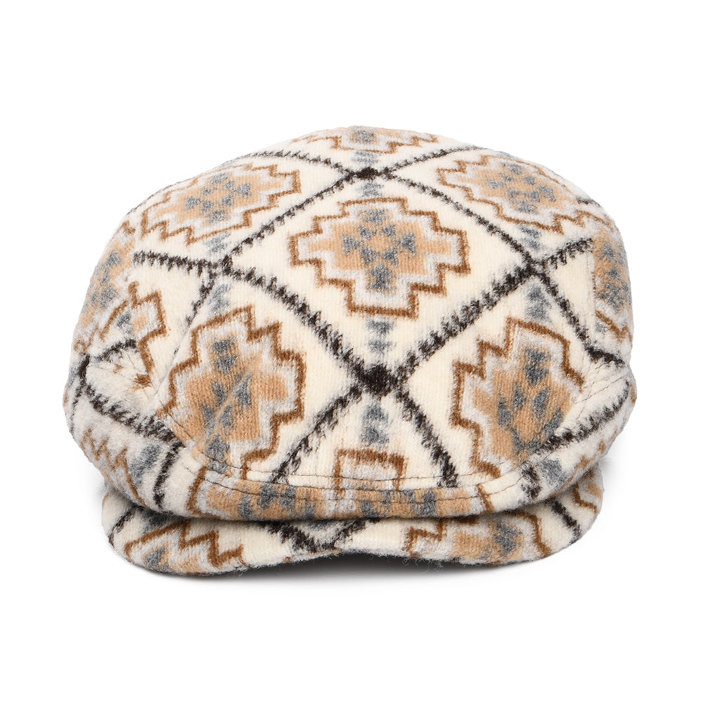 Casquette Plate Navajo Driver crème-beige STETSON