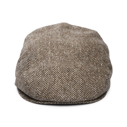 Casquette Plate en Laine Mérinos Bio Hydrofuge marron CITY SPORT