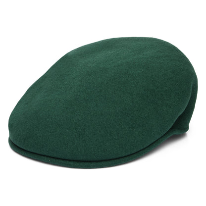 Casquette Plate 504 en Laine émeraude KANGOL