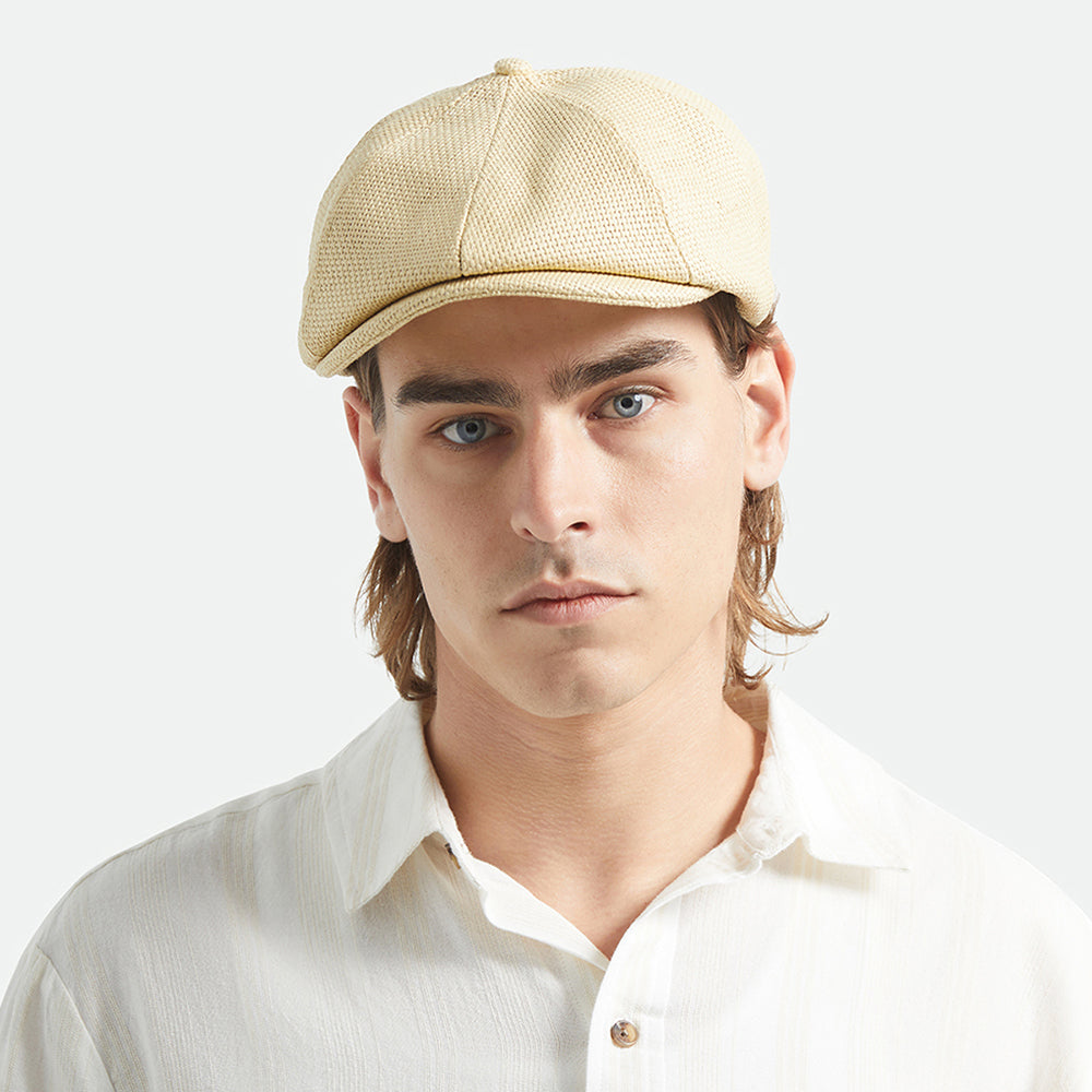 Casquette Gavroche Légère en Paille Toyo Brood naturel BRIXTON