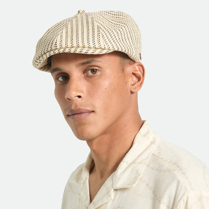 Casquette Gavroche Légère en Paille Brood naturel-noir BRIXTON