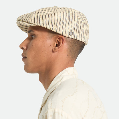 Casquette Gavroche Légère en Paille Brood naturel-noir BRIXTON