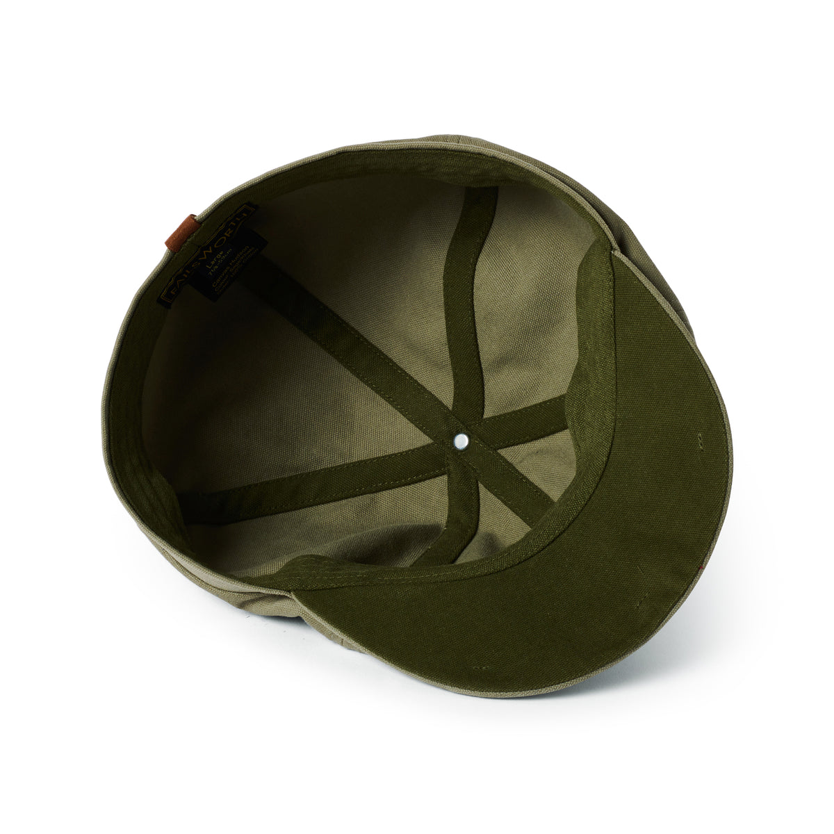 Casquette Gavroche Hudson en Toile de Coton sauge-khaki FAILSWORTH