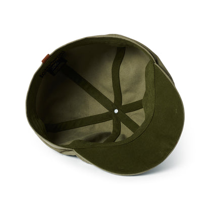 Casquette Gavroche Hudson en Toile de Coton sauge-khaki FAILSWORTH