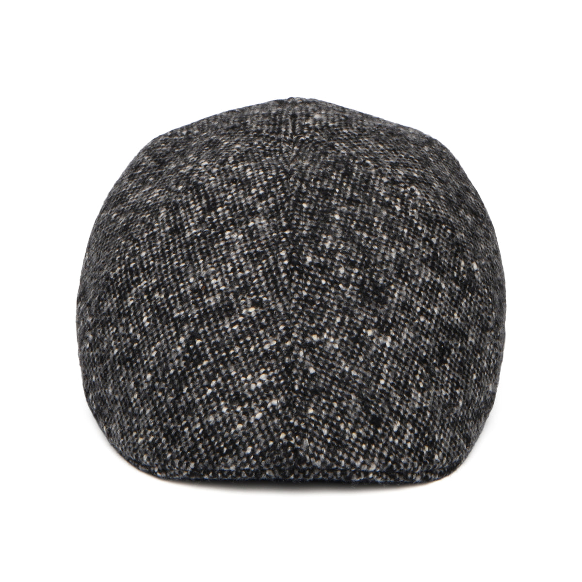 Casquette Plate Bec-de-Canard en Tweed du Donegal anthracite STETSON