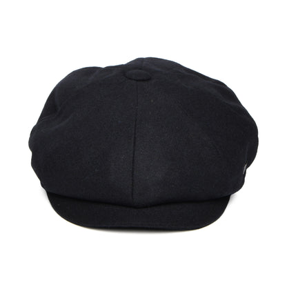 Casquette Gavroche en Melton Italien Gino bleu marine FAILSWORTH