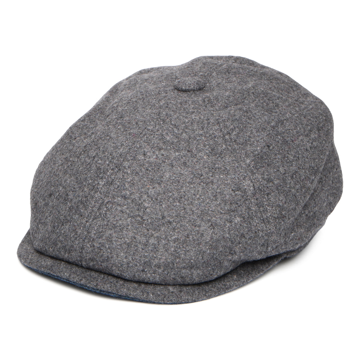 Casquette Gavroche en Melton Italien Hudson gris FAILSWORTH