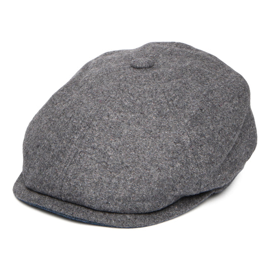 Casquette Gavroche en Melton Italien Hudson gris FAILSWORTH