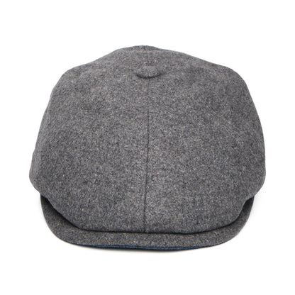 Casquette Gavroche en Melton Italien Hudson gris FAILSWORTH