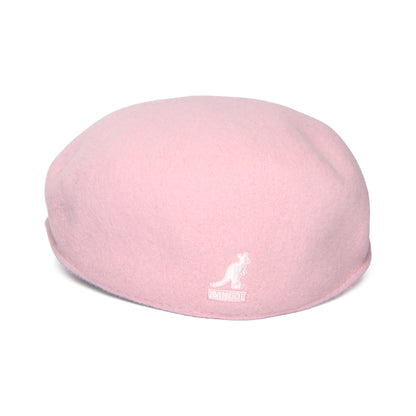 Casquette Plate en Laine 504 rose ballet KANGOL