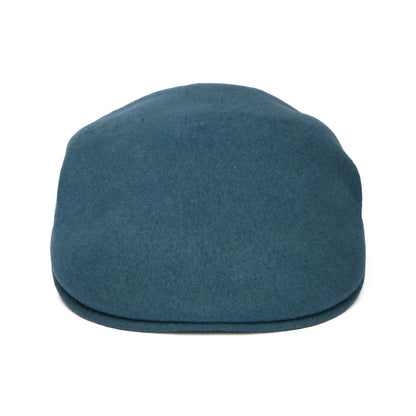 Casquette Plate en Laine 504 bleu sarcelle KANGOL