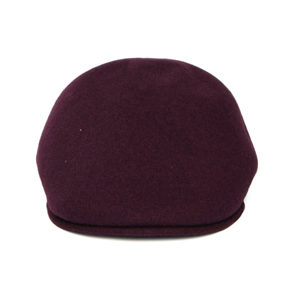 Casquette Plate en Laine 507 Seamless vin foncé KANGOL