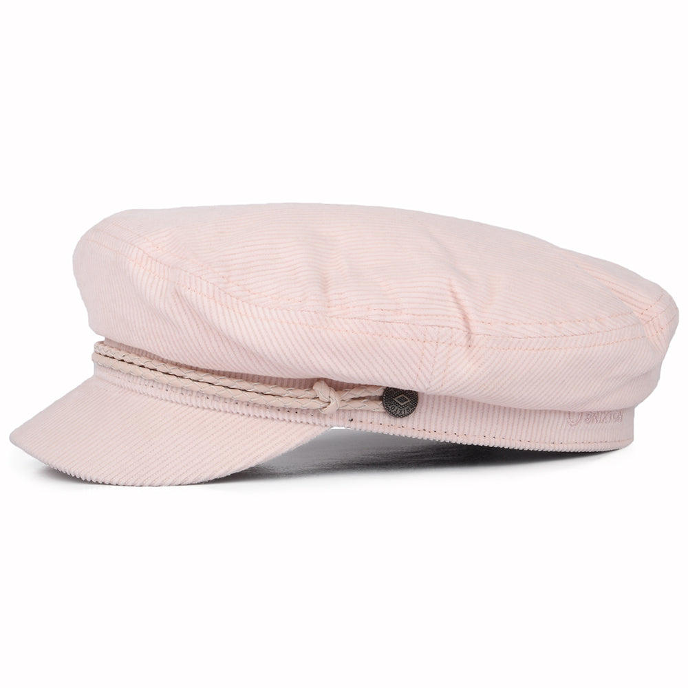 Casquette de Marin en Velours Côtelé vieux rose BRIXTON