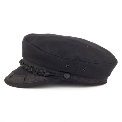Casquette de Marin Grec en Laine noir JAXON & JAMES