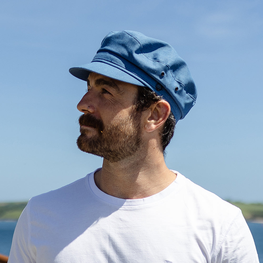 Casquette de Marin en Coton denim JAXON & JAMES