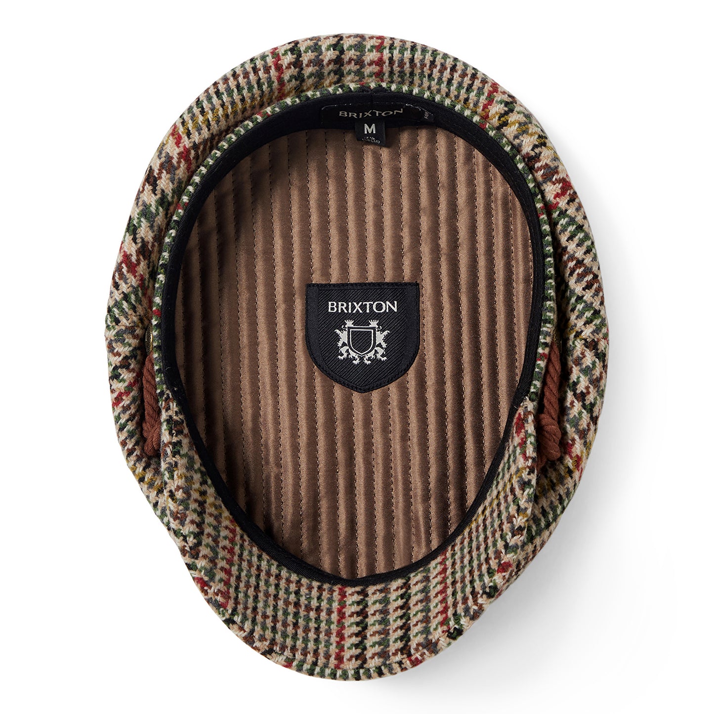 Casquette de Marin Pied-de-Poule sable-rouge-mousse BRIXTON