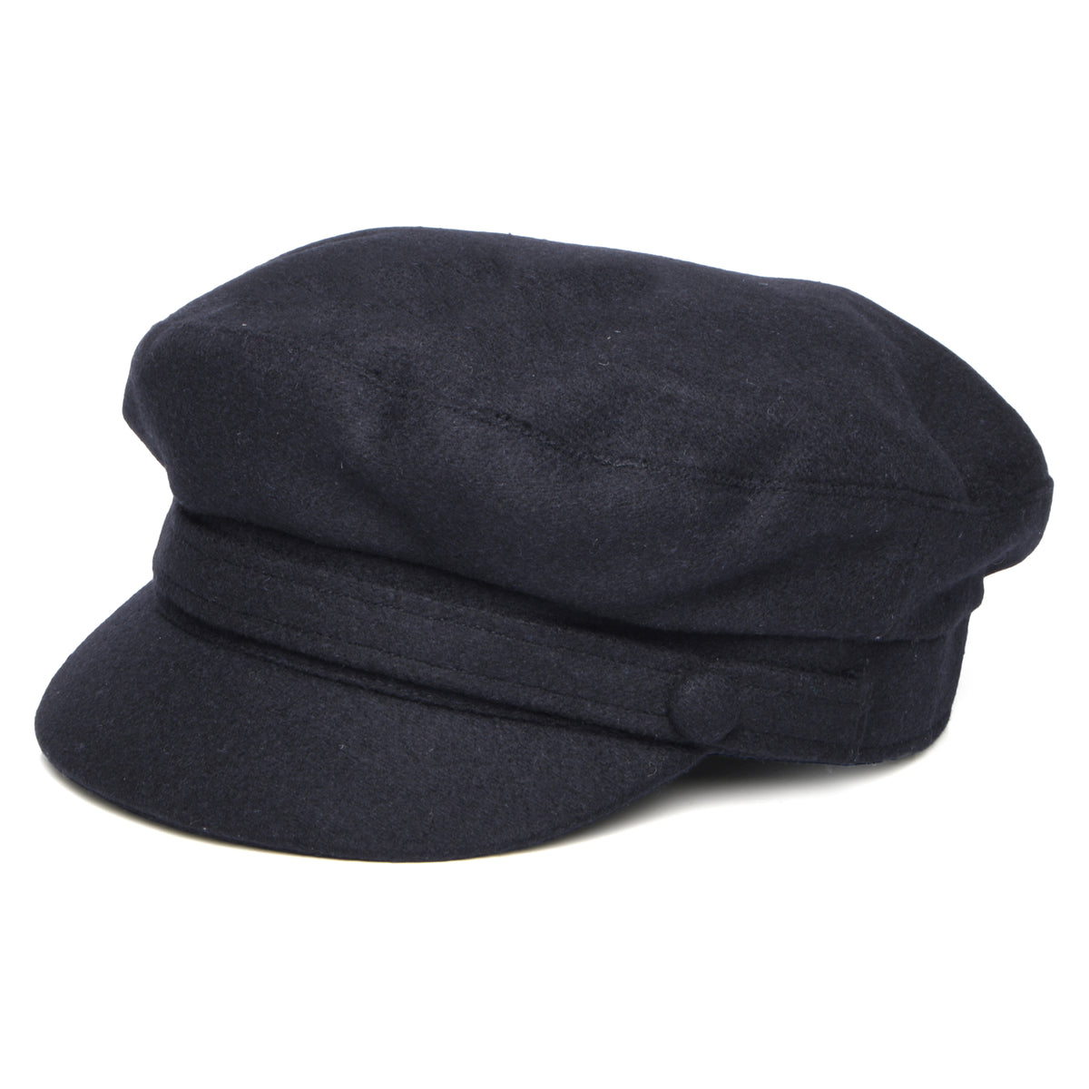 Casquette de Marin en Melton Italien bleu marine FAILSWORTH