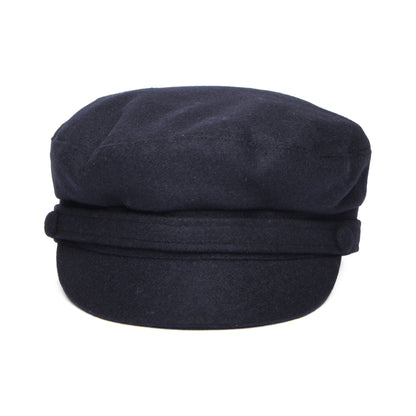 Casquette de Marin en Melton Italien bleu marine FAILSWORTH