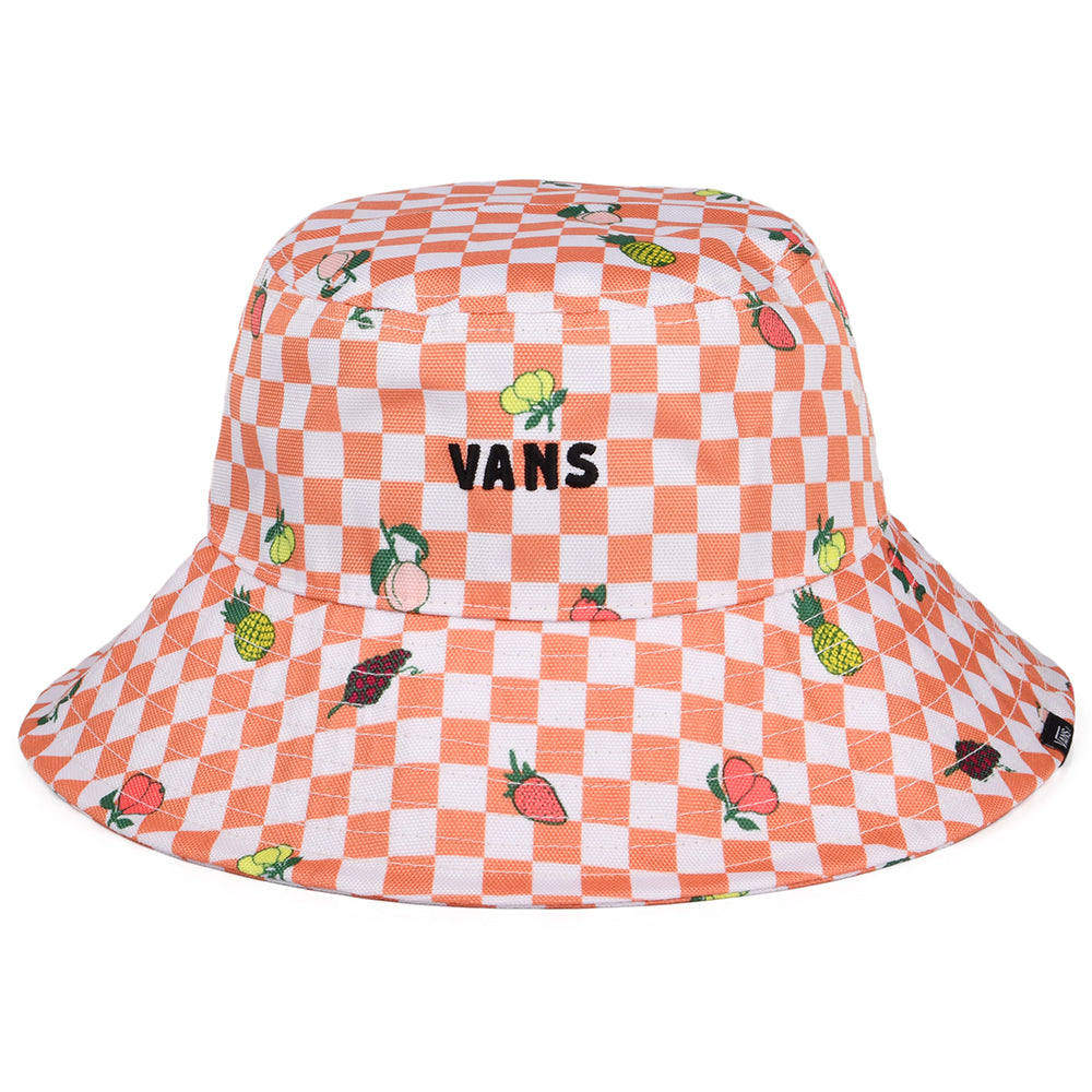 Chapeau Bob à Carreaux Retrospectator blanc VANS