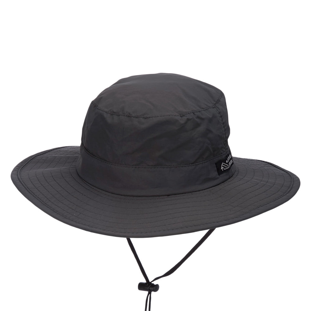 Chapeau Bob Boonie Pliable à Bord Large Evergreen anthracite DORFMAN PACIFIC