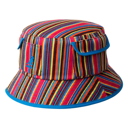 Chapeau Bob Multi Colour Stripe arc-en-ciel KANGOL