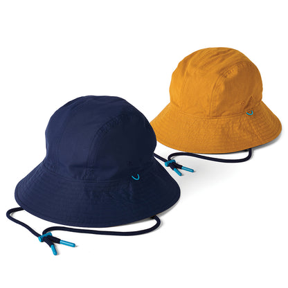 Chapeau Bob Réversible Glasto bleu marine-ambre FAILSWORTH