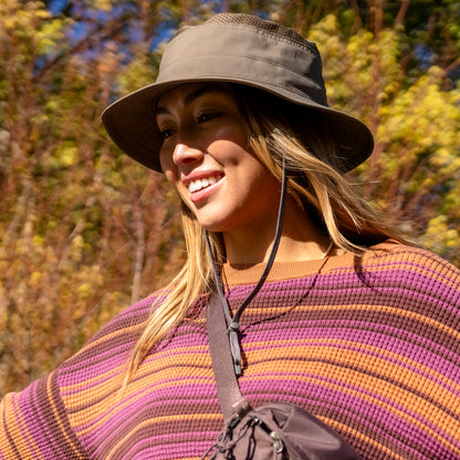 Chapeau Bob Recyclé Hydrofuge Solar taupe SUNDAY AFTERNOONS