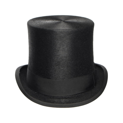 Chapeau Haut de Forme Très Grand en Fourrure Feutrée Melusine noir DENTON