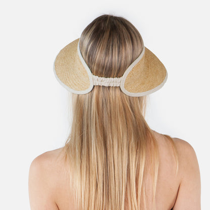 Visière en Paille Tambinou naturel BARTS